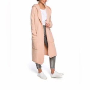 Cozy Cream Hooded Cardigan long